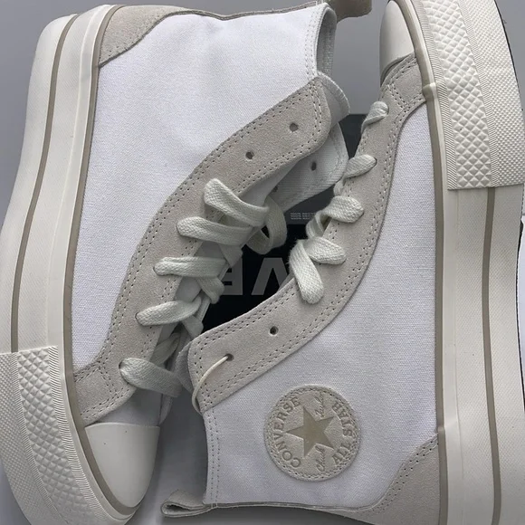 Converse WMNS CTAS LIFT HI
WHITE/VAPOROUS GRAY/LIGHT GOLD A09774C Platforms Snkr - Picture 11 of 16